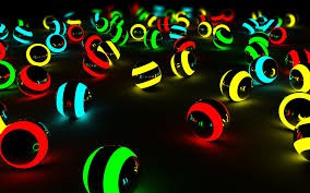 Lichtgevende ballen!